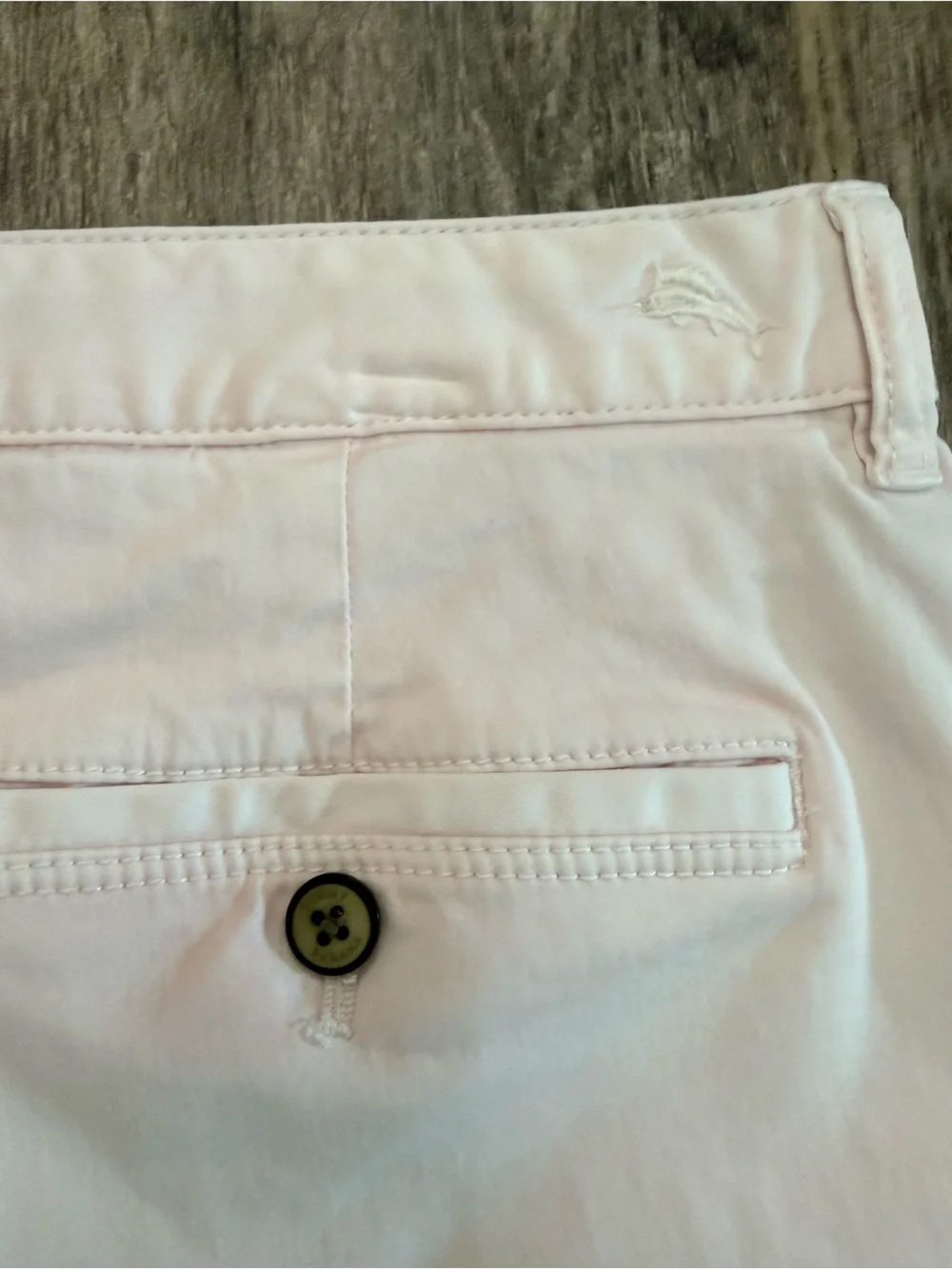 Tommy Bahama Boracay Chino Shorts Mens 34 Stretch Flat Front Shellrosa Tencel